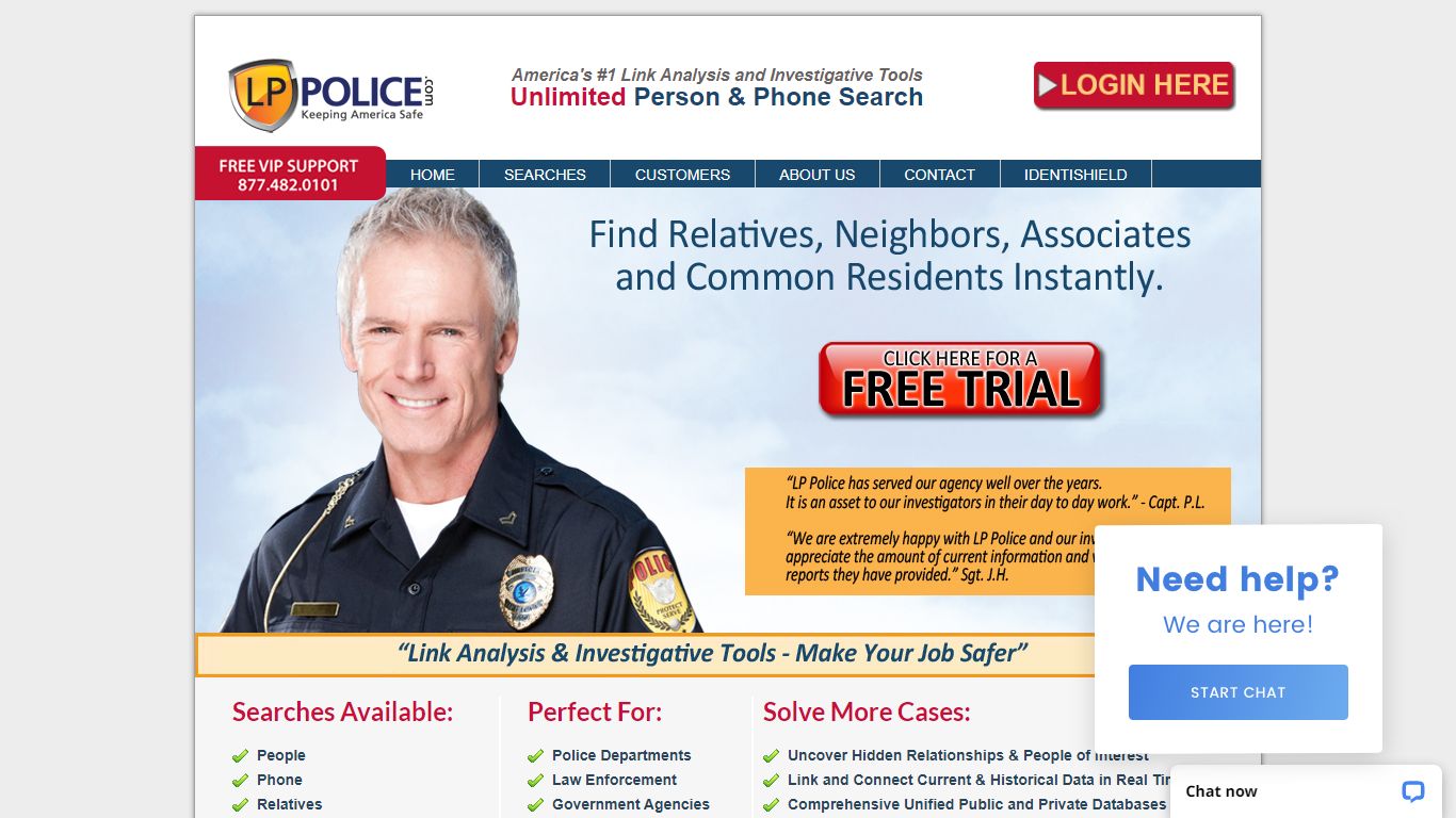 Law Enforcement Investigative Data | LPPolice